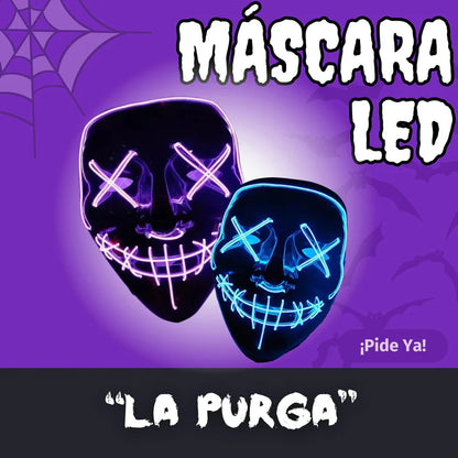 MÁSCARA LED "LA PURGA"