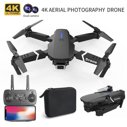 DRONE E88 -Gran Angular 4K - para principiantes