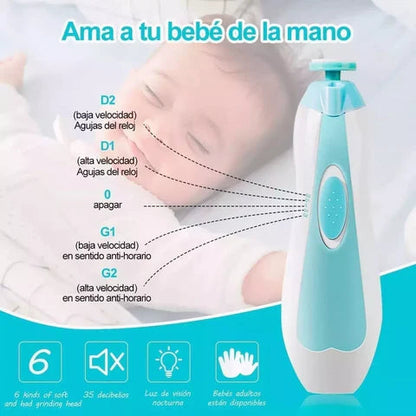 Corta uñas-Lima eléctrica para bebe