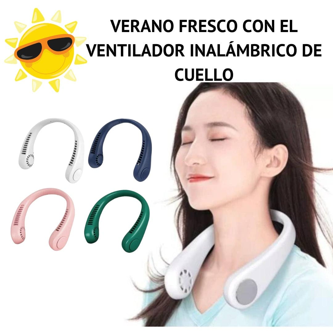 VENTILADOR PARA CUELLO PORTATIL tipo audífono.